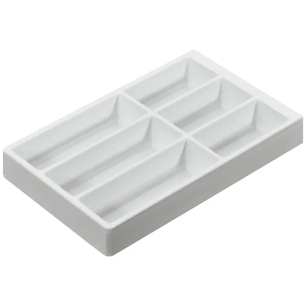 Dėklas įrankiams 300x480mm, plastikinis baltas
