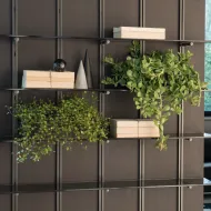 Laikiklis lentynos Pin Shelf aliuminis SALICE