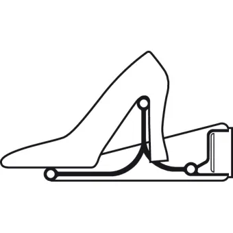 Shoe rack, continuously adjustable