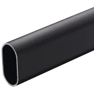 Vamzdis ovalus 30x15x1 L2500 juoda HAFELE