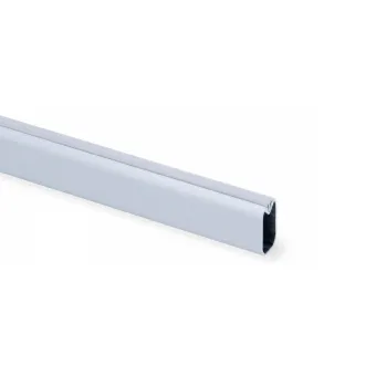 Tube aluminum oval with plastic protection 30x15mm L2350mm