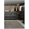 Laikiklis batų lentynai šoninis WALK-IN L500mm, ruda metalo pilka
