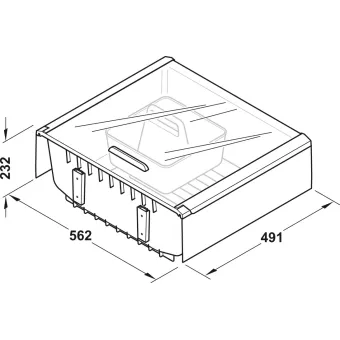 Drawer box for food, Hailo Pantry Box