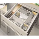 Dėklas įrankiams 340x485x50mm, pilka