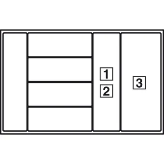Inserts accessories, nominal length 500mm, for cutting to size