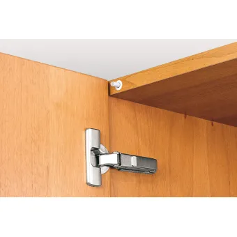 Soft closing mechanism for doors, Smove, for installation in/on top panel or base at hinge side