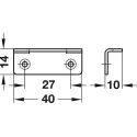 Ribotuvas-mechanizmas durelėms L150mm, L
