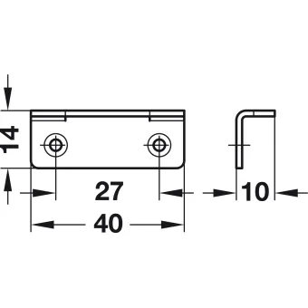 Ribotuvas-mechanizmas durelėms L150mm, R