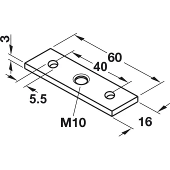 Screw-on plate, For plinth adjusting fitting