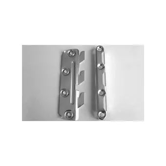 Corner connecting element for bed, zinc-plated