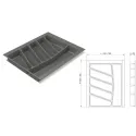 Cutlery tray W450mm white