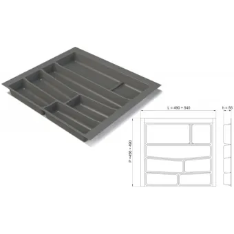 Dėklas įrankiams P600mm, baltas