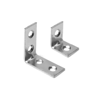 Jungtis kampinė metalinė 20x20mm,