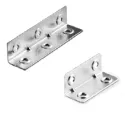 Jungtis kampinė metalinė 67x21x21mm,