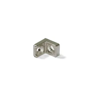 Jungtis kampinė metalinė 20,5x20,5mm,