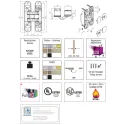 Door hinge ATOMIKA SLIM 8060 HD 60kg matt chrome