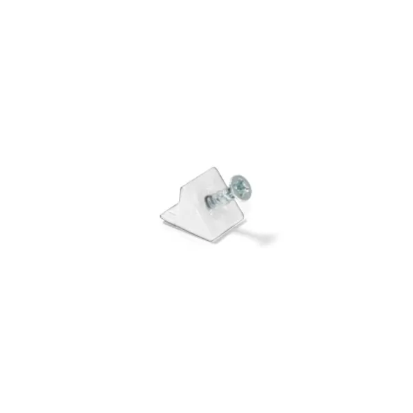 Corner connector, for furniture backside, white