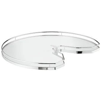 Lentyna karuselės 3/4 rato H800mm, STYLE balta/chromas