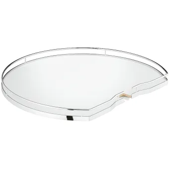 Lentyna karuselės 3/4 rato H800mm, STYLE balta/chromas