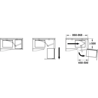 Shelf set, Kesseböhmer MagicCorner Corner cabinet carousel fitting