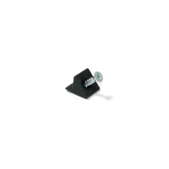 Corner connector, for furniture backside, black