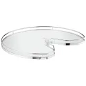 Lentyna karuselės 3/4 rato H900mm, STYLE balta/chromas