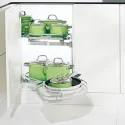 Set of shelves, Kesseböhmer LeMans Corner cabinet half circle carousel fitting