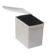 Šiukšliadėžė pakab. 230x353 H333 16L pilka