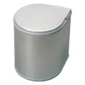 Šiukšliadėžė 277x277mm, H355mm, nerūdijantis plienas