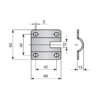 Wall-mounted plate, for ATLAS system