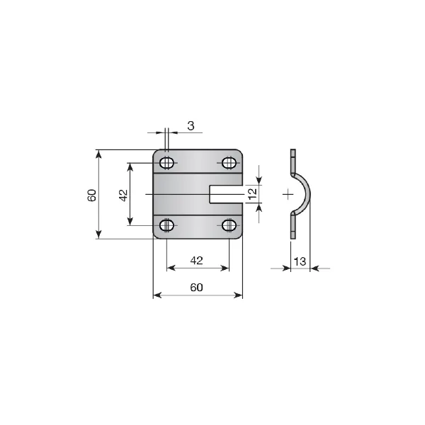 Wall-mounted plate, for ATLAS system