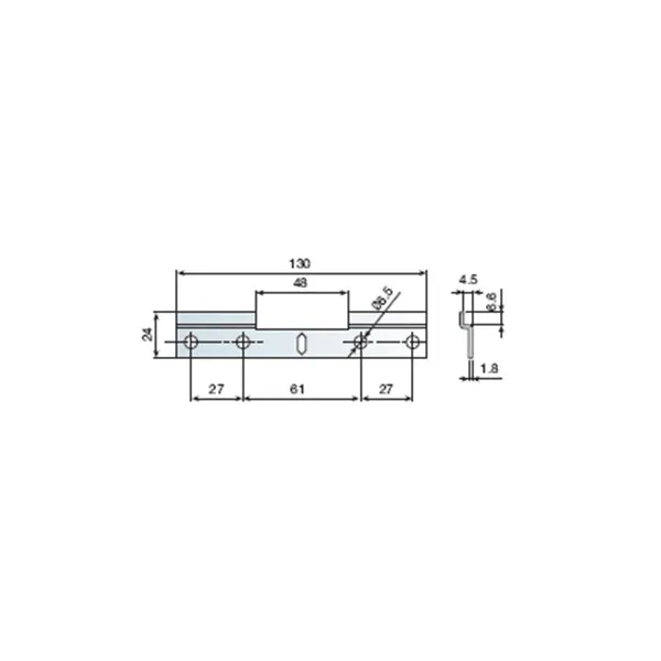 Pakabinimo juosta L130mm, TRASER-6