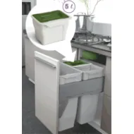 Šiukš kibirėlis 5l ROMAGNA PLASTIC pakuotė 1