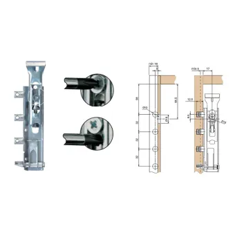 Cabinet hanger, right, TRASER-6