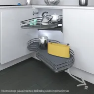 Mechanizmas kampinis COMBI'S2 500 L titanium