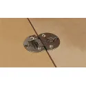 Flap hinge, 3-dimensionally adjustable, zinc alloy