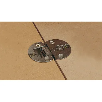 Flap hinge, 3-dimensionally adjustable, zinc alloy