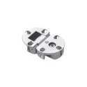 Flap hinge, 3-dimensionally adjustable, 30° zinc alloy