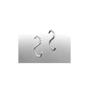 Hook for railing, S type, chrome