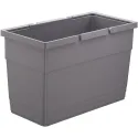 Šiukšliadėžė pastatoma H275mm, 21l pilka