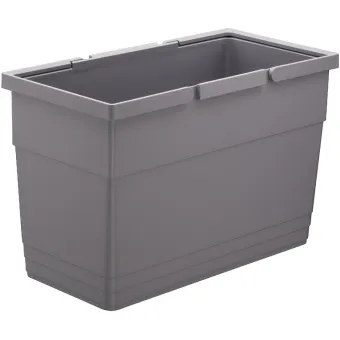 Šiukšliadėžė pastatoma H275mm, 21l pilka