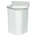 Šiukšliadėžė prie fasado 5l 175x310mm, baltas