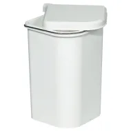 Šiukšliadėžė prie fasado 5l 175x310 baltas HAFELE