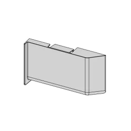 Uždengimas SCARPI-4 R juodas RAL9005