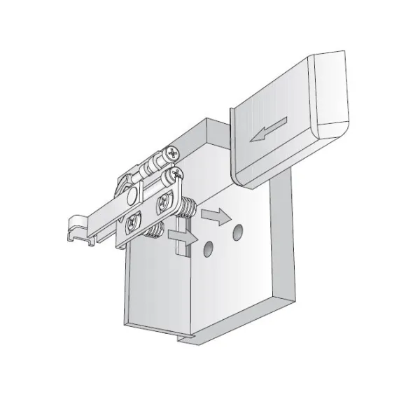 Cover SCARPI-4, right, gray RAL9006