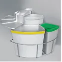 Three compartment bins Cabbi-3 40l (19l+9l+12l)