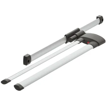 Towel rail, Hailo Secco-Alu Line, steel/plastic, extending runners