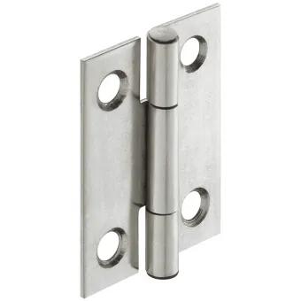 Hinge, Rolled, with riveted pin, crank A, straight