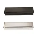 Lizdas laidams 300x120x28 alium.ABS su šep.juoda