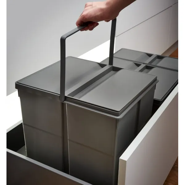Bottom tray for V-L9XL wastebin W1000mm anthracite